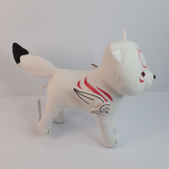 Okamiden Amaterasu Plush Toy – Capcom Dog with Tags – Rare Collector's Item - Picture 3 of 6